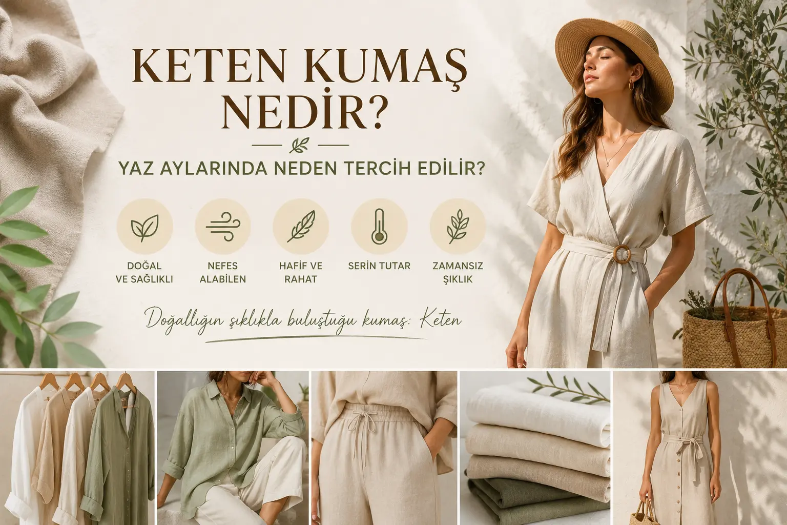 Keten Kumaş Nedir? Yaz Aylarında Neden Tercih Edilir?