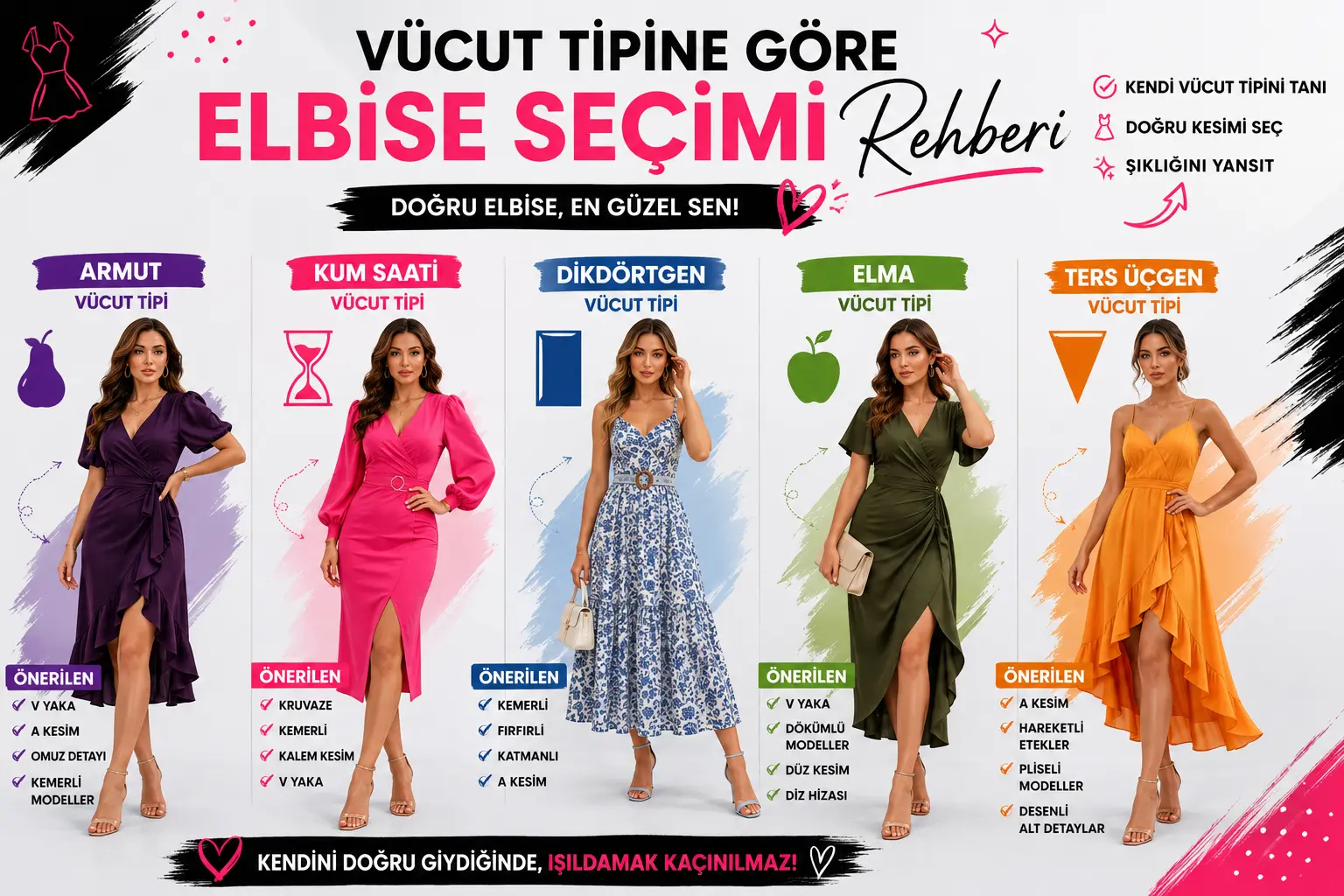 Vücut Tipine Göre Elbise Seçimi Rehberi
