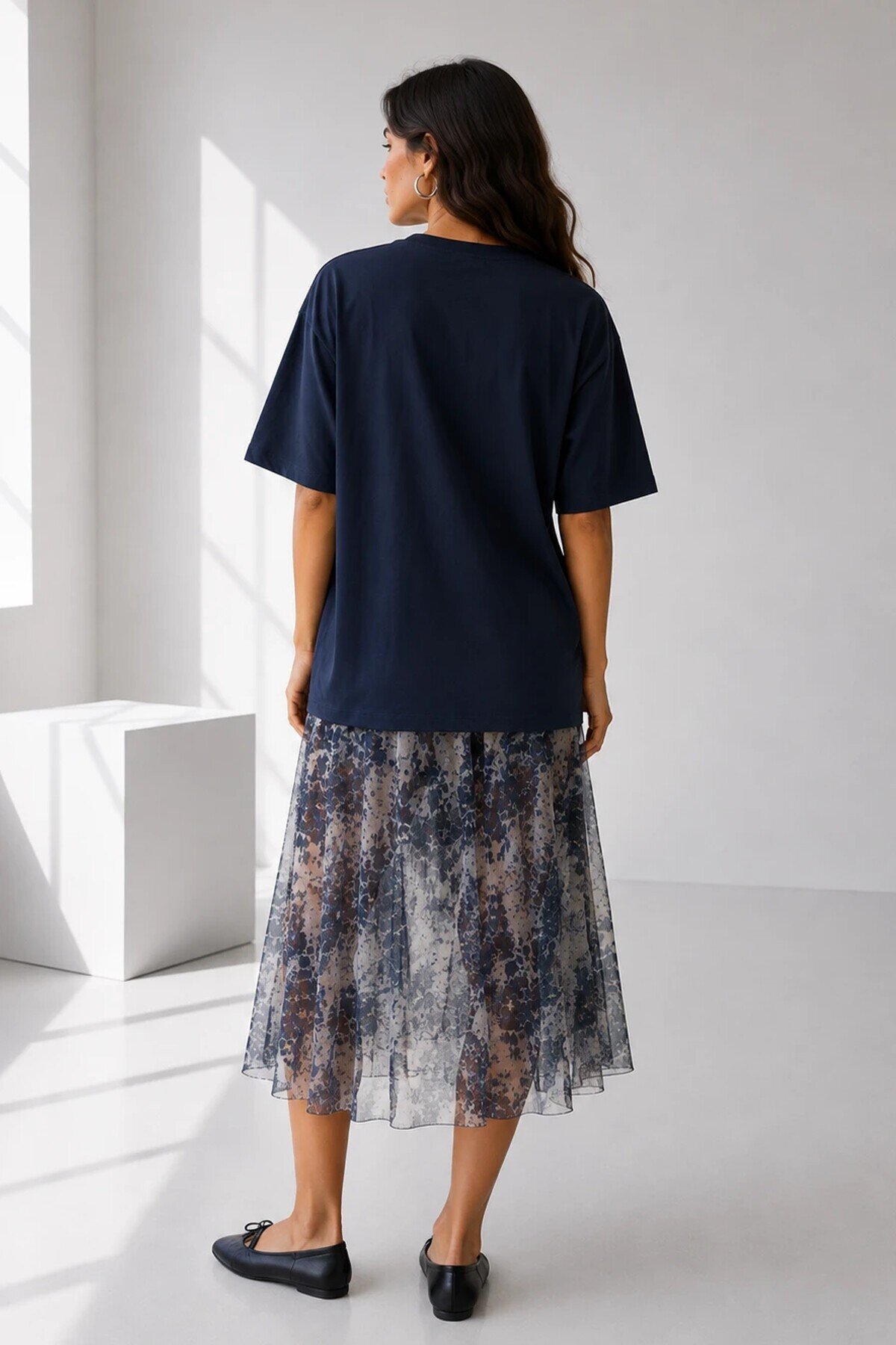 2353 Basic Tshirt Lacivert