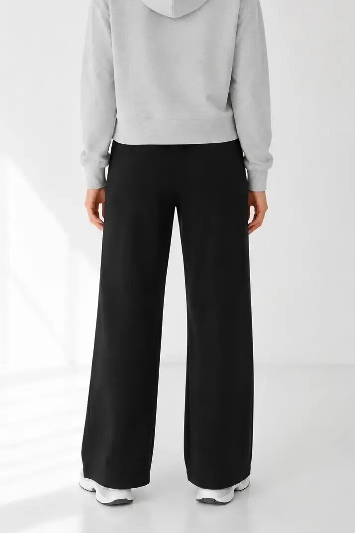 3630 Beli Lastikli Pantolon Siyah