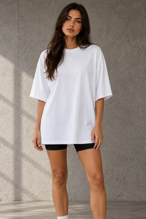 2353 Basic Tshirt Beyaz