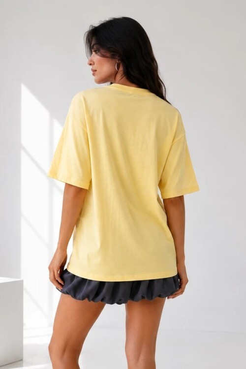 2353 Basic Tshirt Sarı