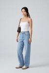 5053 Askılı Pedli Crop Ekru